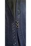 Women's Plus Size Stone Embellished Seasonal Mom Cardigan - 75 cm Wide Buttoned Double Pocket Classic Flowy Tok Fabric Short Cardigan - 2