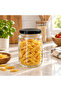 Glass Jar with Black Lid - 630ml - 3