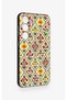 Samsung S24 Compatible Tile Tulip Patterned Silicone Case - 3