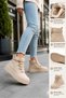 Women's winter boots with fur inside, waterproof, non-slip, orthopedic high sole, imported production in european standards. - 2