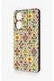 Realme C55 Compatible Tile Tulip Patterned Silicone Case - 4