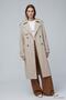 Double Button Oversize Trench Coat 277 Stone