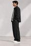 Kombin Oversize Shirt Jacket Baggy Pants Set S-10Xl Black - 3