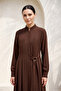 Lined Inside, Accessory Detail, Zippered Front, Ferace Jacket 520736 Bitter Brown - 2