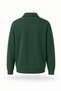 Poylx Two Thread Men's Polo Collar Metal Zipper Sweatshirt - Half Zipper Comfortable Fit Solid Color Sweatshirt - 3