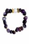 Baroque Pearl Detailed Amethyst Bracelet