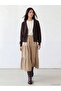 Alita City Lcw Modest Beige Plain Long Women's Skirt with a Difference