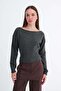 Boat Neck Knitwear Sweater T10340