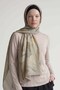 Mosaic Pattern Olera Shawl Oil Green