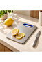 Slate Mini Stainless Steel Cutting Board 15 X 25 cm - Inox Gray - 3