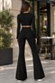 Women's Spanish Style High Waist Gathering Stretchy Leggings - 2