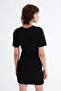 Gathered Side Mini Dress E1009 - 6