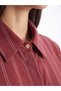 Two Mt Shop Quality Lcw Everyday Burgundy Striped Women's Shirt Tunic - 3