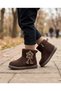 Children's Winter Boots, Warm Lined, Suede Look, Star Accessories, Daily Comfortable Boots - 2