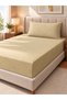 Bedsheet Set, Lime Green Pinstripe Pattern, 100% Cotton, 125 GSM