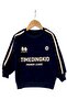 Boys' Winter 3-Strand Ribbed Double Layer Sweatshirt and Bottom Sweatpants Set for Ages 6-7-8-9-10-11-12-13-14 - 2