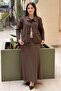 Short Suede Jacket with Beaded Pockets - 3