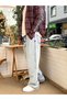 W11 Belt Detailed Baggy Fit Jeans Snow Wash 3492 - 2