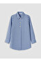 Two Mt Shop Quality Lcw Studio Blue Striped Women's Shirt Tunic - 6