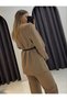 Oversize Blazer Jacket with Belt - 4