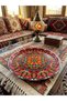 Authentic Patterned 6-Piece Presentation Set: 5 Snack Bowls, Sauce Bowls - 1 Oval Presentation Tray - 6