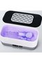 Ultrasonic Cleaner 400ml 45Khz 3 Stage Glasses Jewelry Makeup Brush Cleaning Device - 2