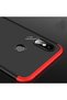 Mi 8 Se Compatible Case Bottom-Top Snap-On 3 Piece Ays Cover - Red - T5647 - 7
