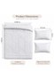 Cotton Ease King Comforter Set with Pillow Cover - 220×240 cm – White I 100% Premium Cotton I 250 Thread Count, - 5