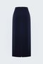 Gestreifter Maxirock - Marineblau - 5