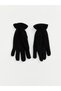 Ozmarka New Season Black Ankle-Cuffed Women's Gloves