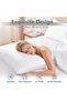 2 pcs Premium Down Alternative Microfiber Filling Pillow 50x75 cm White - 2