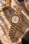 New Season Gold Color Emerald Green Dial Women's Wristwatch - 3