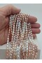 Pearl String Three Colors Barley Cut 4.5*6.5mm – Natural Texture Royal Series (63348)