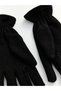 Ozmarka New Season Black Ankle-Cuffed Women's Gloves - 3