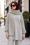 Knitted Sweater Set Stone Color Hm2960 - 2