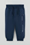Baby Boy Tracksuit Set Adventurous Driver Animals Printed 6 Months - 2 Years, Dark Blue - 3