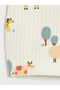 Özmarka New Season Beige Printed Baby Boy Beanie - 2