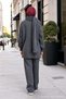 Knitted Sweater Set Anthracite Hm2960 - 3