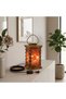 Kare Fener Wooden Salt Lamp with Antique Pattern (Himalaya) - 4