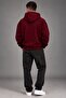 Men's Premium Oversize Hoodie 3 Thread Quality Fabric Thick Hooded Sweatshirt Hy75 - 2