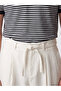 Vizyon New Season White Regular Fit Linen Blend Men's Trousers - 3
