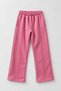 Girls' High-Waisted Wide-Leg Sweatpants with Piping Detail and Brushed Three-Thread Ribbed Interior - Wide-Leg Winter Trousers - 2