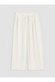 Vizyon New Season White Regular Fit Linen Blend Men's Trousers - 5