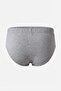 5-Pack Gray Cotton Men's Briefs - Black/White/Gray Options - Custom Made Sleep Band Gift - 7