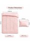 Cotton Ease Double Comforter Set with pillow cover - 200×220 cm – Blush I 100% Premium Cotton I 250 Thread Count. - 5