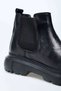 Forest Black Genuine Leather Men's Chelsea Boots - 8