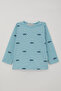 Baby Boy Pajama Set with Sea Theme and Shark Pattern, 9 Months - 3 Years, Turquoise - 4