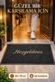 Black 40X70 cm Welcome Written Door Mat Curly Textured Decorative Home Mat with Gold Writing - 4