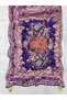 Pure Chinon Silk Designer Patchwork Printed Saree with Handwork Mirror Embroidery-FALL & PICO STITCHED & Unstitched Blouse Piece – Multicolor Floral & Geometric Festive Partywear Saree - 5