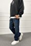 Blue Regular Fit Jeans with Stripe Detail |   Stk2117-Jean - 4